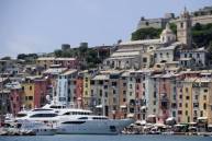 Boats moor in the little harbour of Port Getty Images