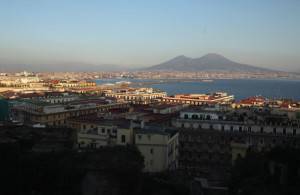 Landmarks In the Historic Southern Italian City Of Naples