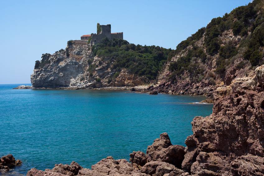 Castiglione della Pescaia e spiaggia da