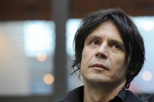 Czech sculptor David Cerny attends the "