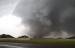 A huge tornado approaches the town of Moore, Oklahoma