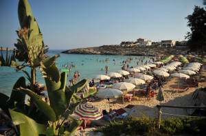 Tourists Return To The Mediterranean Island Of Lampedusa Despite The Recent Influx Of North African Migrants