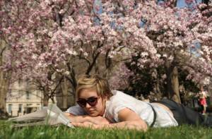 Zosia Sztykowski relaxes in Lafayette Pa
