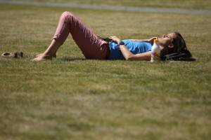 Hot Weather Across Germany