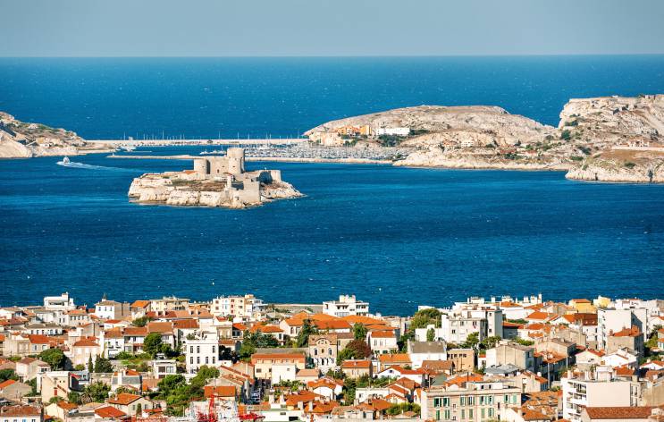 View from Marsiglia, France