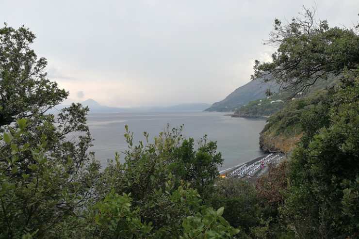 Panorama di Cala Jannita dove andare al mare in Basilicata