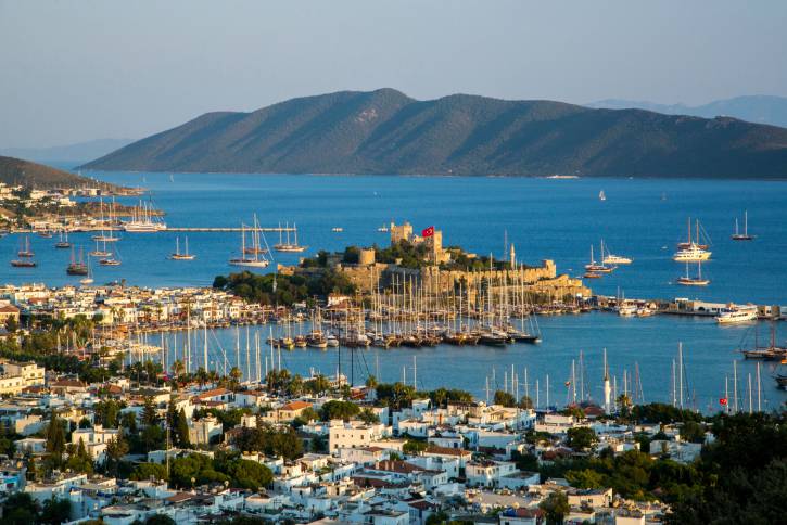 bodrum - turchia - mare d'ottobre