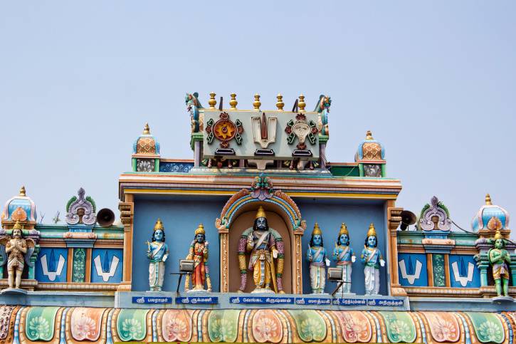 Chennai, tempio a Visnu, India (Thinkstock)