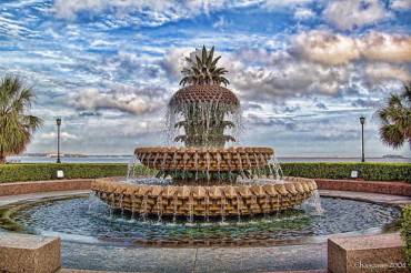 Pineapple Fountain, Waterfront Park, Charleston