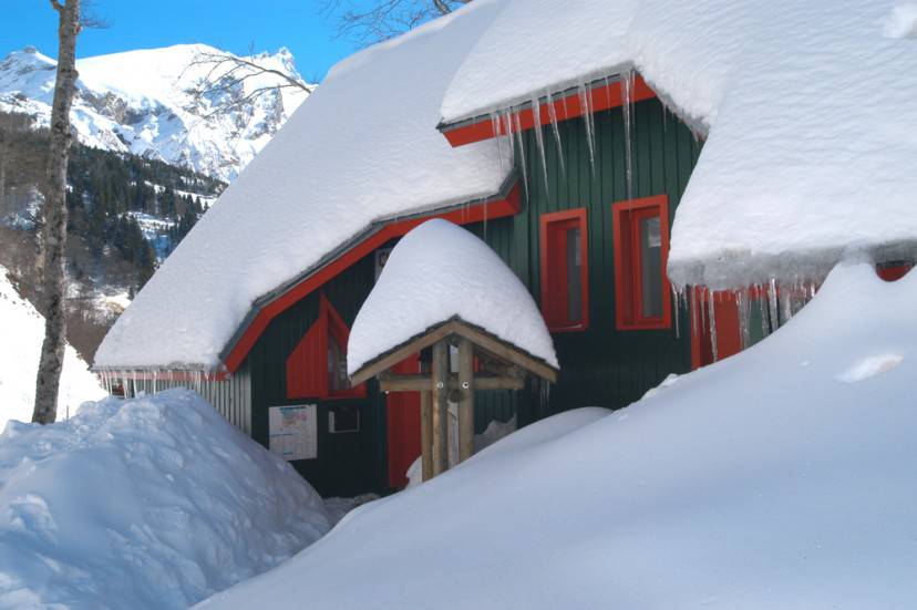 La neve e gli chalet colorati: bellissimi!