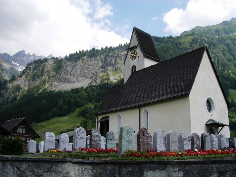 Chiesaa di Elm (Foto di Paebi. Licenza CC BY-SA 3.0 via Wikimedia Commons)