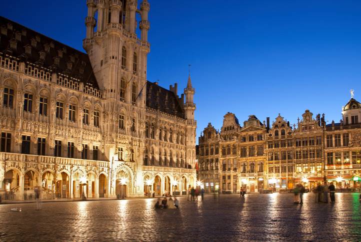 Bruxelles di notte (Thinkstock)