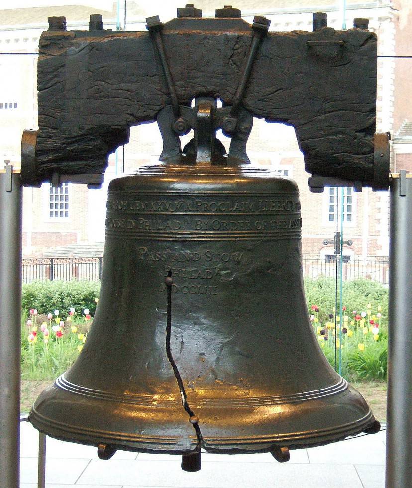 La Liberty Bell di Philadelphia (Foto di Tony the Misfit on Flickr. Licenza CC BY 2.0 via Commons)