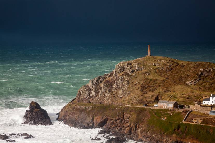 Mare di Cornovaglia in inverno (Thinkstock)