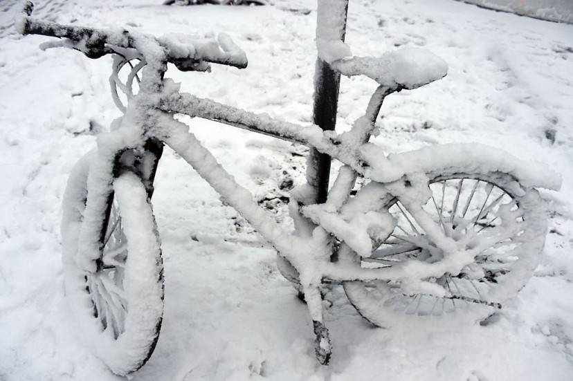 Neve ad Amburgo (MARCUS BRANDT/AFP/Getty Images)