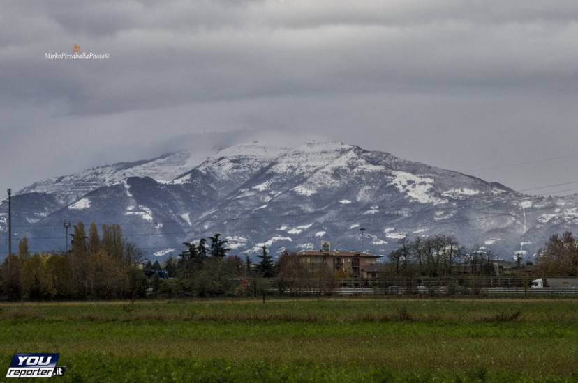 Neve in provincia di Bergamo, a Dalmine (YouReporter.it)