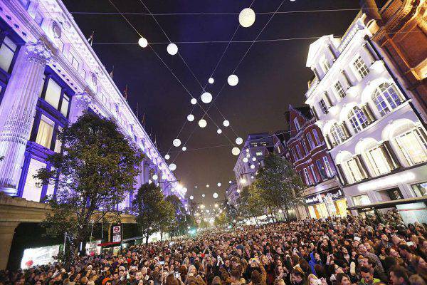 Natale a Oxford Street, Londra (Tabatha Fireman/Getty Images for New West End Company)