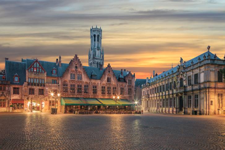 Central Bruges old town
