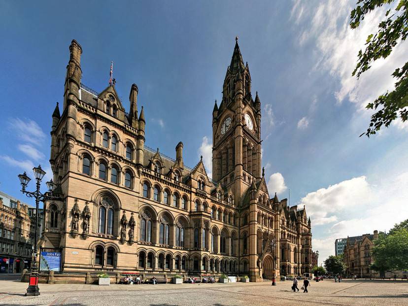 Manchester, Municipio (Foto di Julius. Licenza CC BY-SA 3.0 via Wikimedia Commons)
