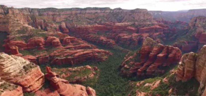 Le rocce rosse di Sedona, Arizona (Screenshot YouTube)