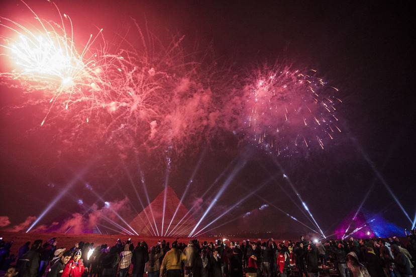Capodanno in Egitto (KHALED DESOUKI/AFP/Getty Images)