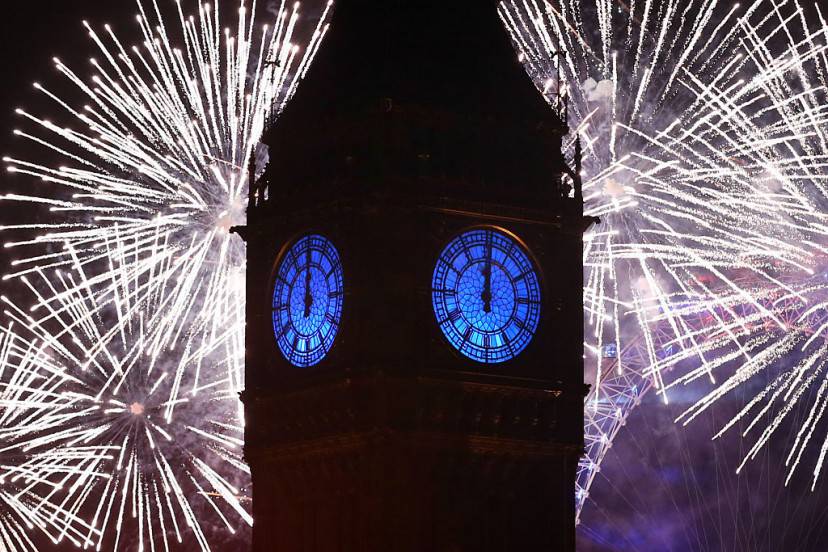 Capodanno a Lnndra (Carl Court/Getty Images)