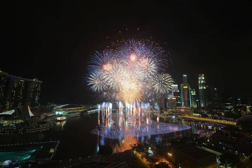 Capodanno a Singapore (MOHD FYROL/AFP/Getty Images)
