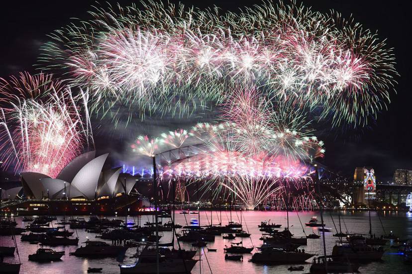Capodanno 2016 a Sydney (SAEED KHAN/AFP/Getty Images)