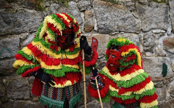 Caretos al Carnevale di Podence, Portogallo (FRANCISCO LEONG/AFP/Getty Images)