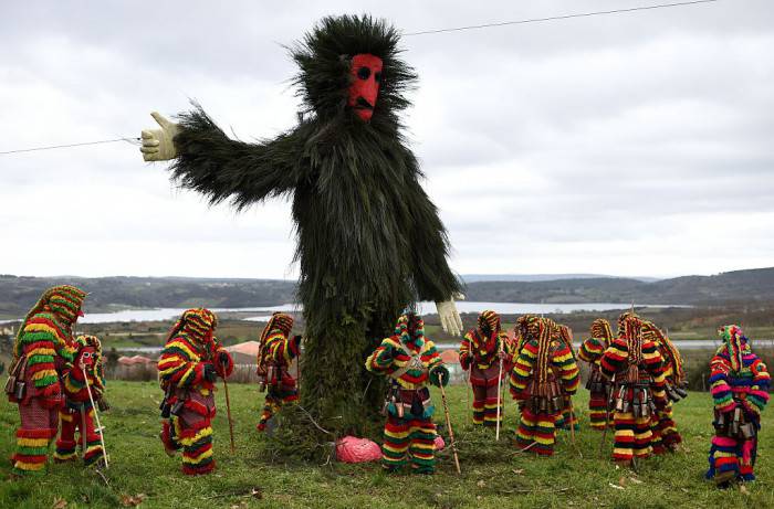 Caretos al Carnevale di Podence, Portogallo (FRANCISCO LEONG/AFP/Getty Images)