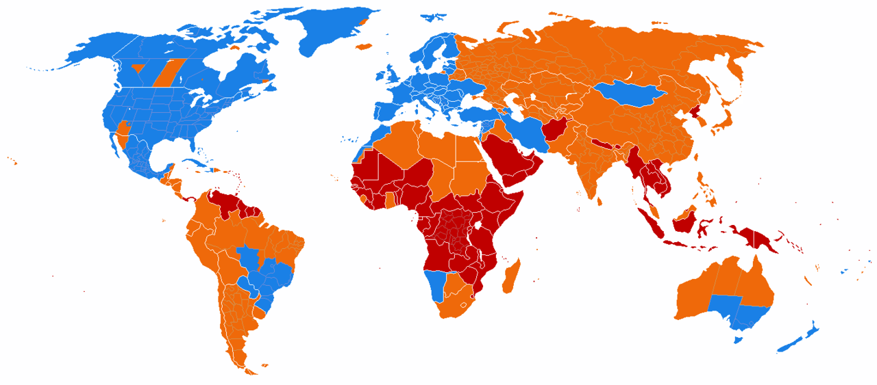 Di Paul Eggert - based on Image:BlankMap-World-Subdivisions.PNG, plus the data in the tz database, plus data in the maps on the INMS's Time Zones & Daylight Saving Time page., CC BY-SA 3.0, https://commons.wikimedia.org/w/index.php?curid=1688860