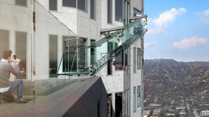 Skyslide, Los Angeles (Foto Skyspace, Facebook)