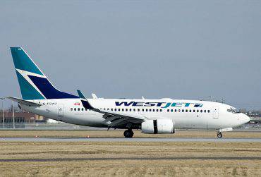 WestJet, Boeing ( Brian from Toronto, CC BY-SA 2.0, Wikicommons)