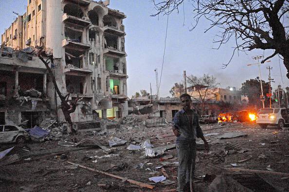 Attacco terroristico all'Ambassador Hotel di Mogadiscio, Somalia (MOHAMED ABDIWAHAB/AFP/Getty Images)