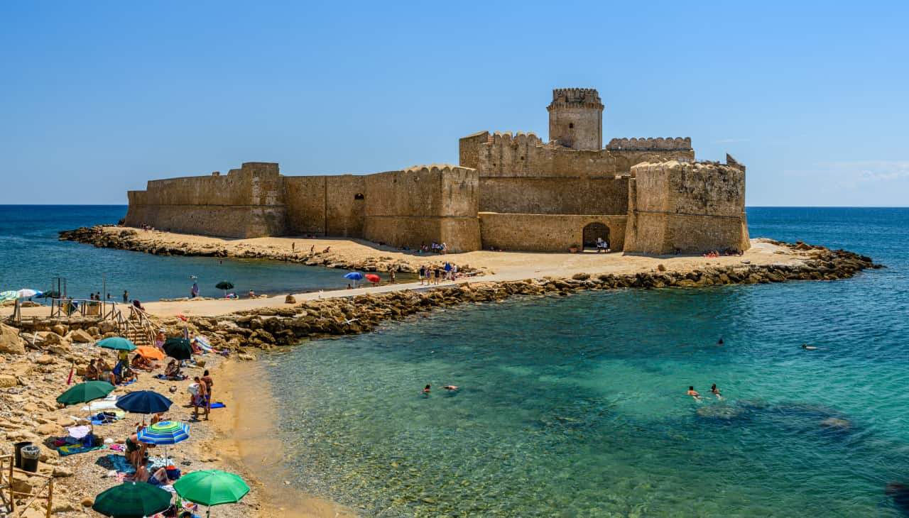 guida capo rizzuto spiaggia