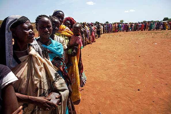 Profughi interni in Sud Sudan (ALBERT GONZALEZ FARRAN/AFP/Getty Images)