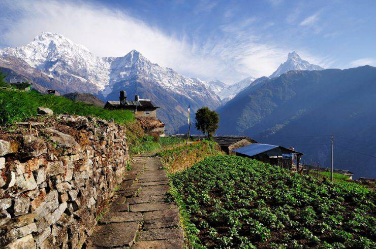 Annapurna, dal villaggio di Ghnadruk, Nepal (iStock)