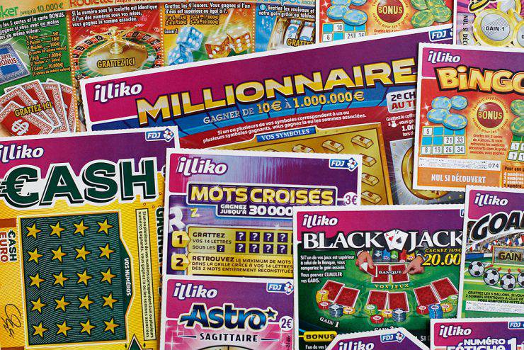 French scratchcard games are pictured on March 9, 2012 in Paris. Française des Jeux (FDJ), the operator of France's national lottery games, will launch new types of scratchcard games from March 15, 2012. AFP PHOTO / THOMAS COEX (Photo credit should read THOMAS COEX/AFP/Getty Images)