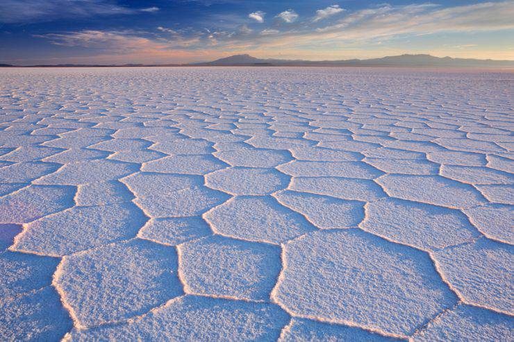 Salt flat Salar de Uyuni