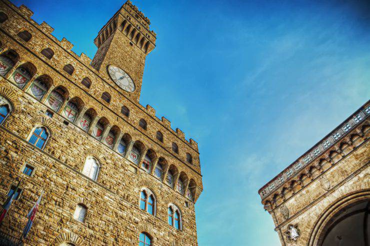 Firenze Palazzo Vecchio e Loggia dei Lanzi