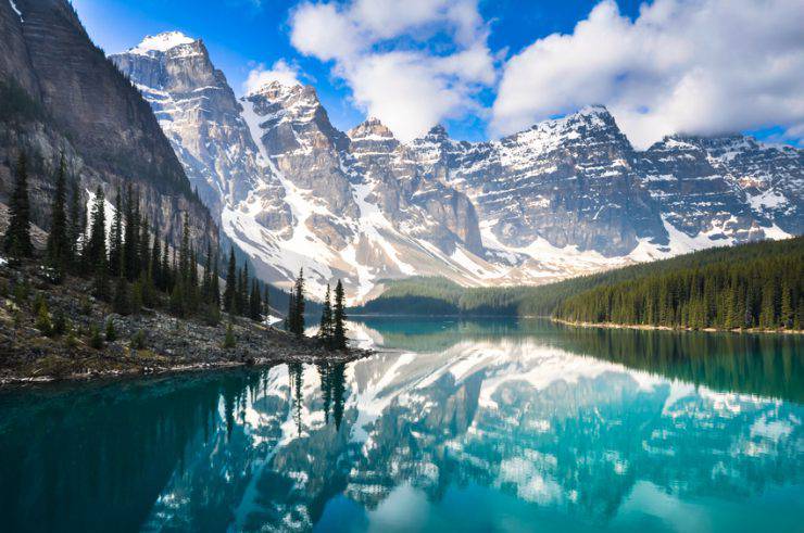 Lago Moraine, Montagne Rocciose canadesi (iStock)