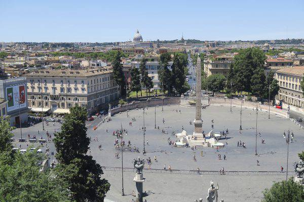 Roma, Piazza del Popolo vista dal Pincio (iStock)