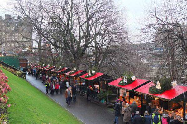 mercatini di natale ad edimburgo 2018