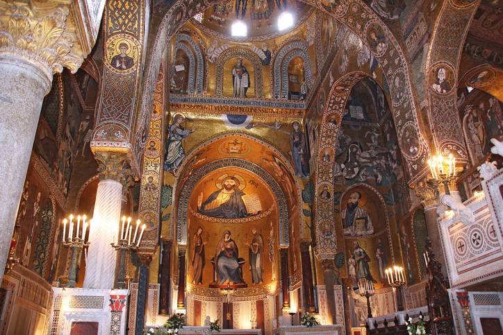 Cappella Palatina, Palazzo Reale in Palermo in Sicilia, 