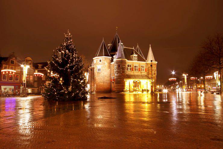 Natale ad Amsterdam, Nieuwmarkt (iStock)