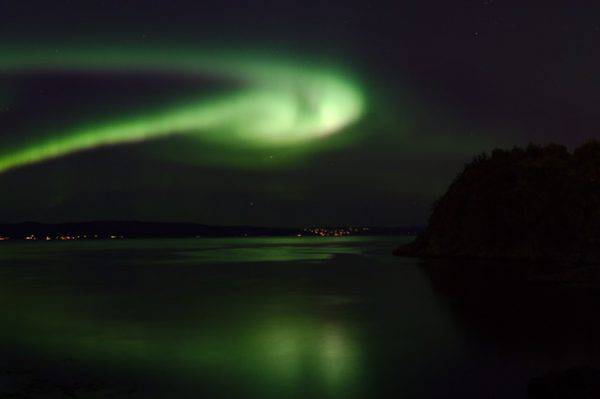 Aurora boreale a Þingvellir, Isòanda (Foto Pexels)