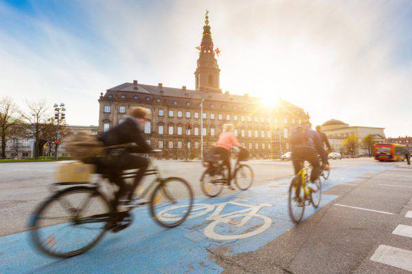 Copenaghen in bici (iStock)