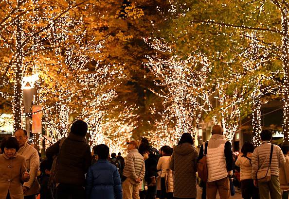 Luci di Natale a Tokyo (TOSHIFUMI KITAMURA/AFP/Getty Images)