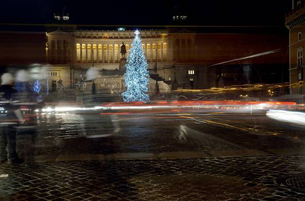 Roma, piazza Venezia (FILIPPO MONTEFORTE/AFP/Getty Images)