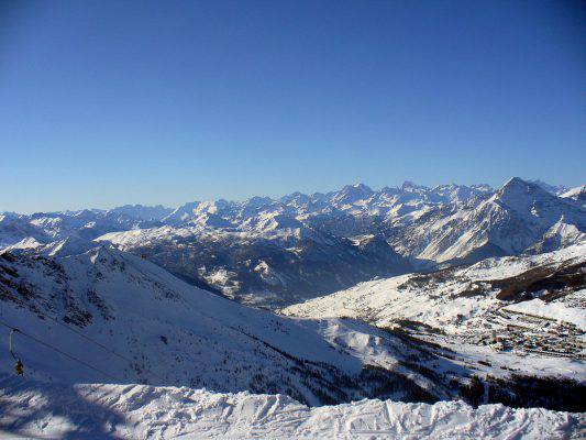 festa della donna sulla neve